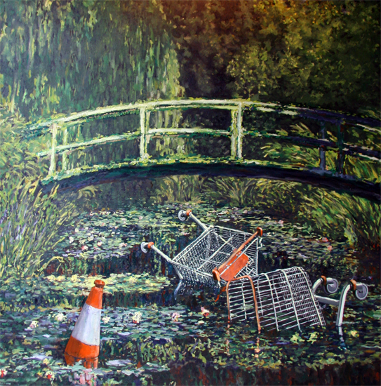 モネを見せてくれ　バンクシーの絵