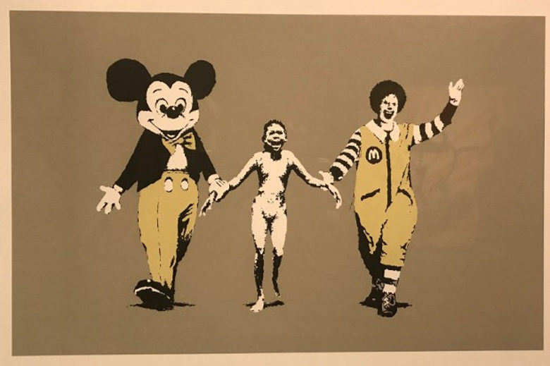 ナパーム　バンクシーの絵