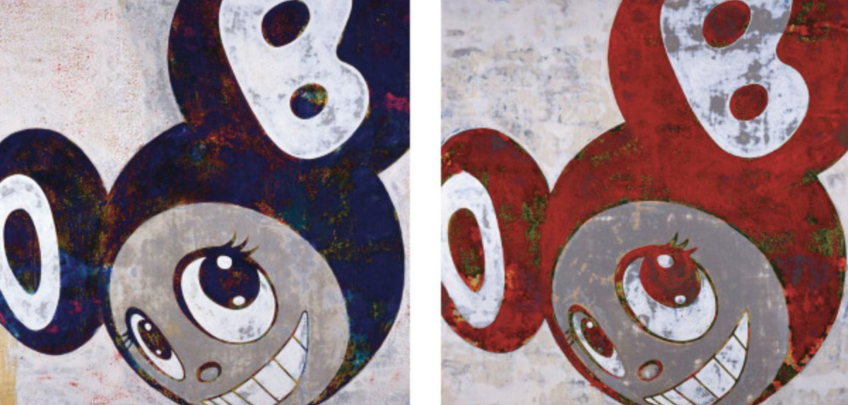 And then 　村上隆の作品