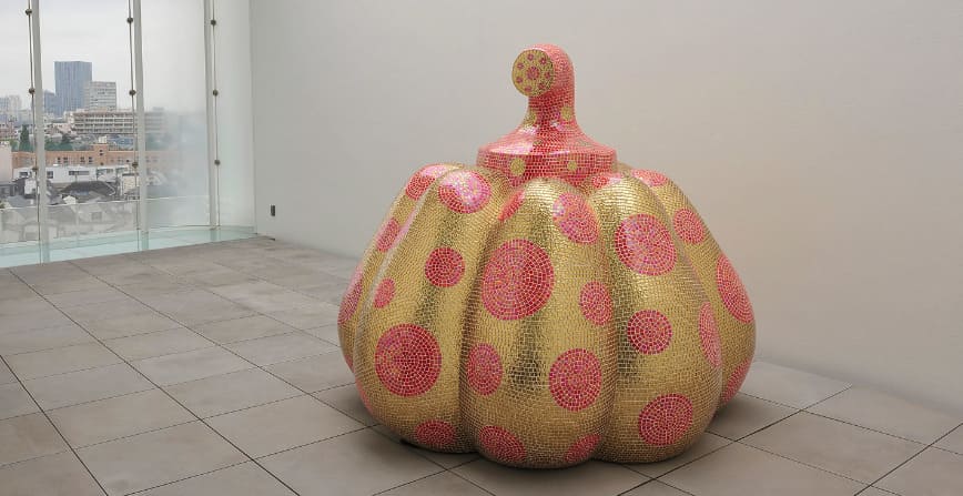 草間彌生の作品　Starry Pumpkin