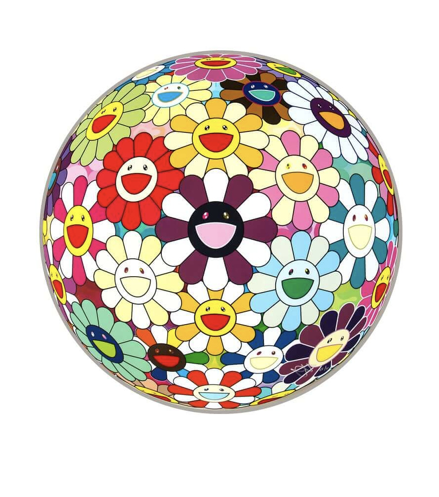 フラワーボール　村上隆の作品