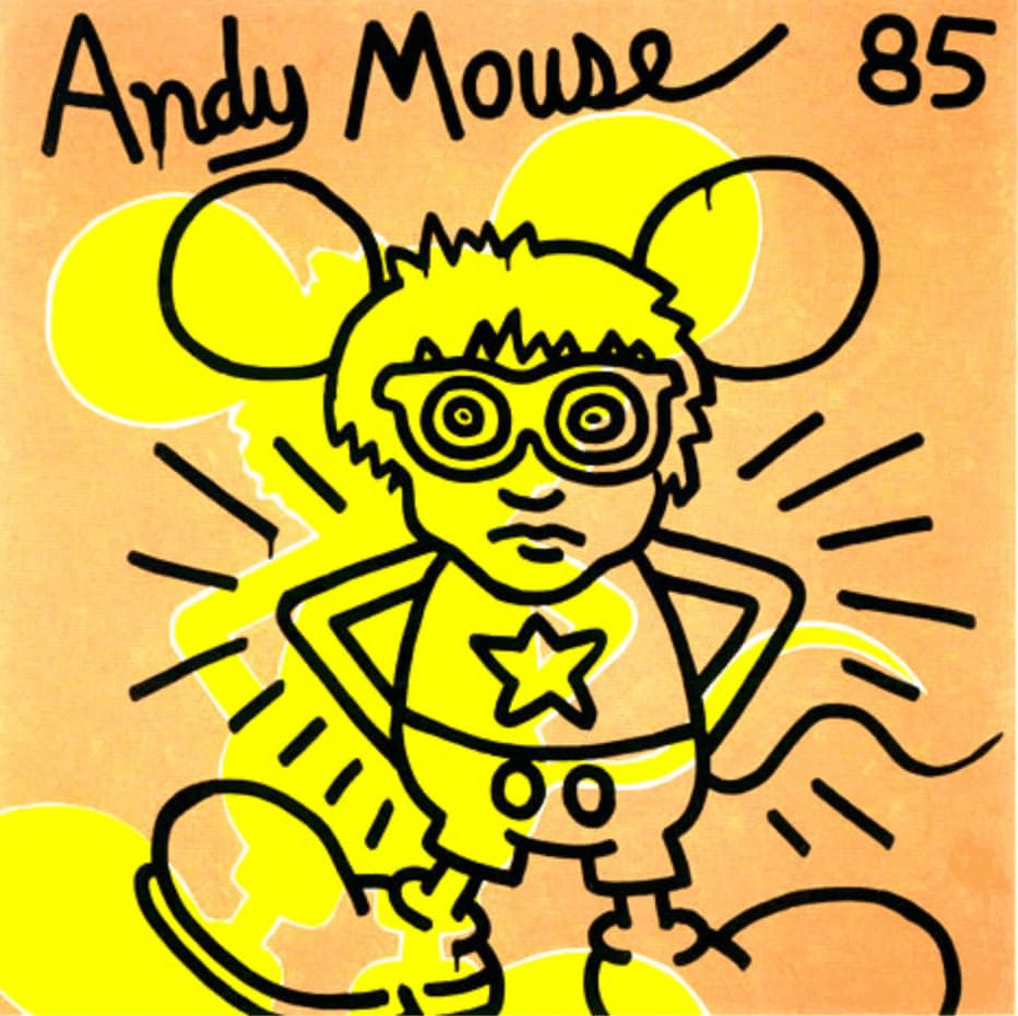 キースへリング アンディウォーホル