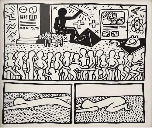 The Blueprint Drawings キースへリングの犬の作品