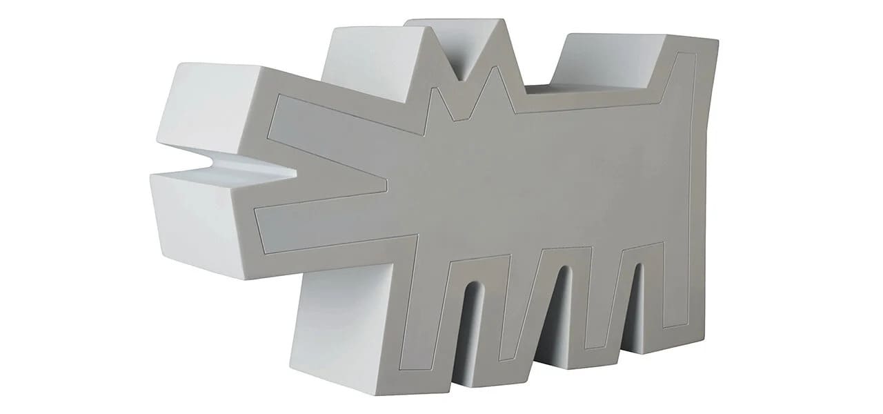 Barking Dog STATUE WHITE Ver. キースヘリングの犬のグッズ