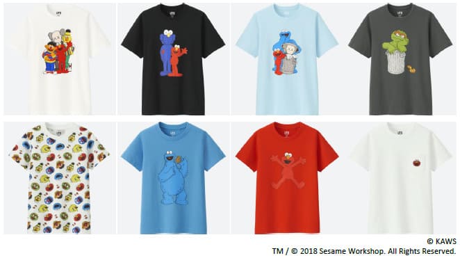 2018　kaws　ユニクロ