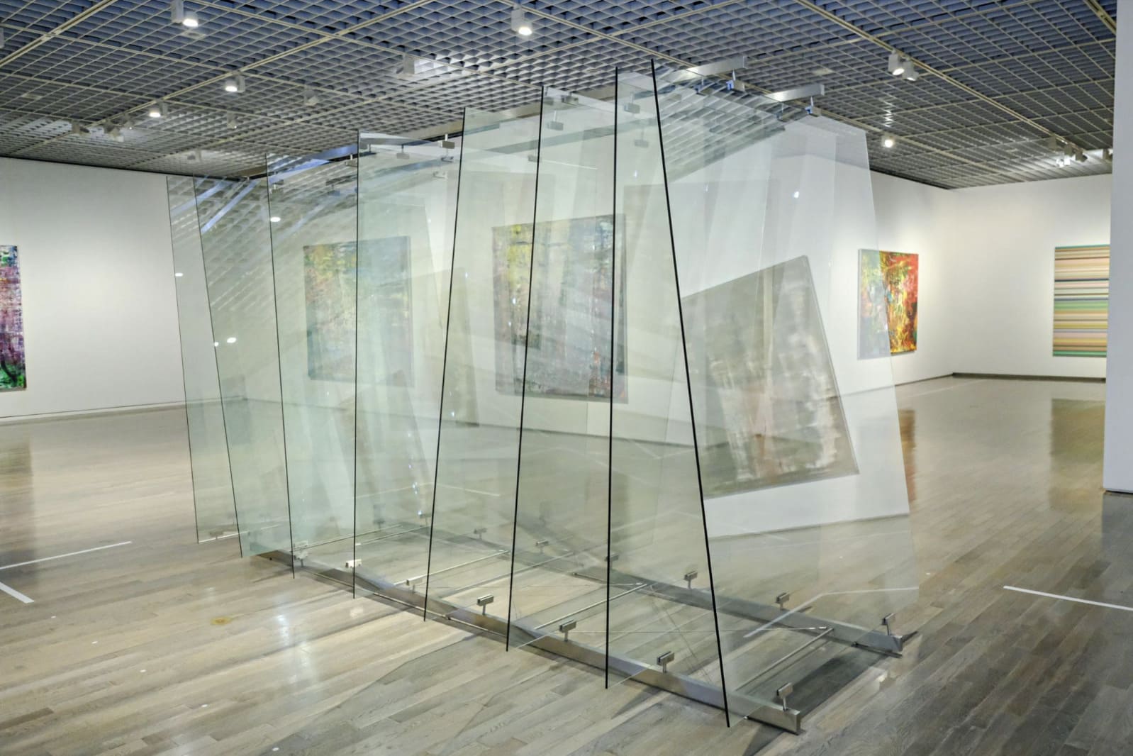 8枚のガラス ゲルハルトリヒター展
