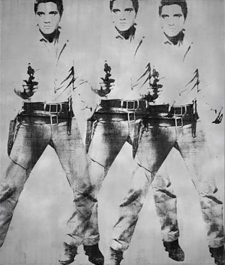 Triple Elvis [Ferus Type]　アンディウォーホルの作品