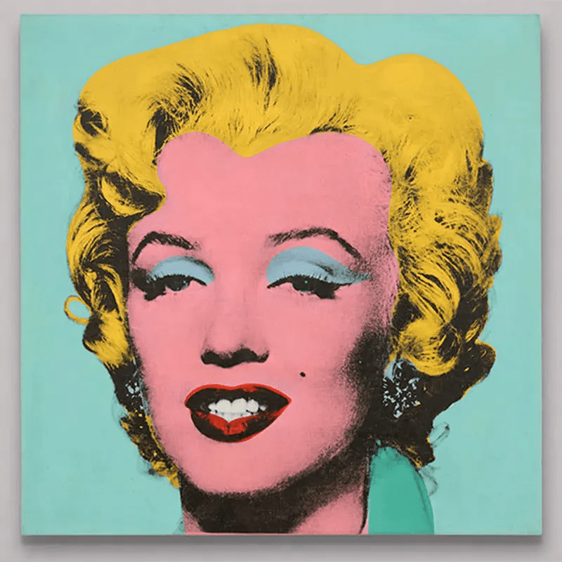 Shot Sage Blue Marilyn　アンディウォーホルの作品